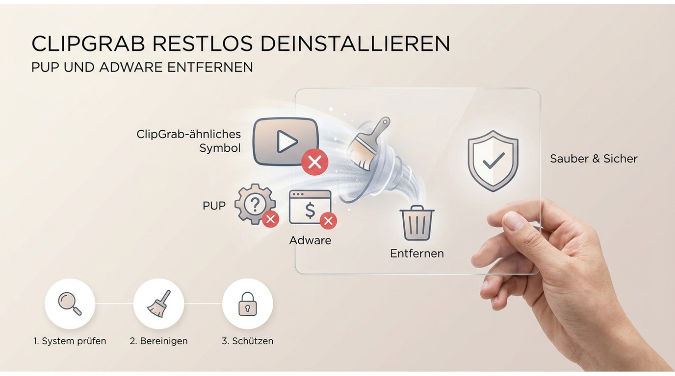 Clipgrab restlos deinstallieren pup und adware ent