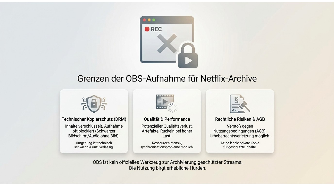 Grenzen der obs aufnahme f r netflix archive