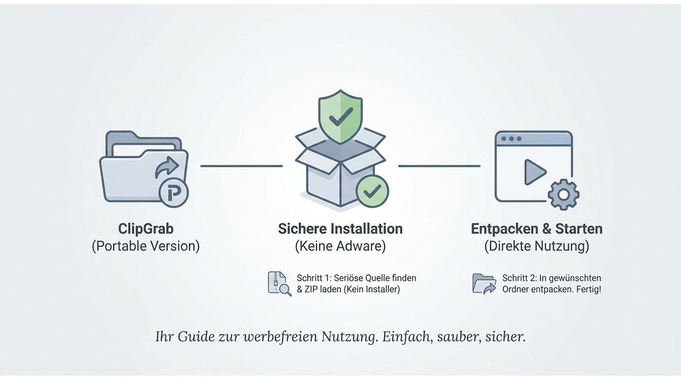 Clipgrab sicher installieren portable version ohne